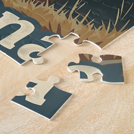 Montana Brown Bear Grizzly Puzzle (Seite)