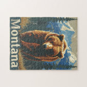 Montana Brown Bear Grizzly Puzzle (Horizontal)