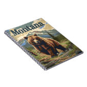 Montana Brown Bear Notizblock (Rechte Seite)