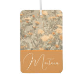 Montana Burnt Orange Wildblume Air Freshener Autolufterfrischer (Vorderseite)