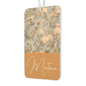 Montana Burnt Orange Wildblume Air Freshener Autolufterfrischer (Links)