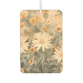 Montana Burnt Orange Wildblume Air Freshener Autolufterfrischer (Vorderseite)