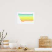 Montana Chill Fade Poster (Küche)