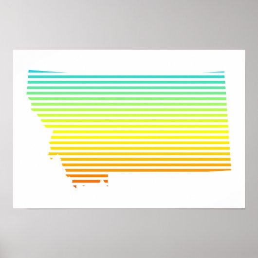 Montana Chill Fade Poster (Vorne)