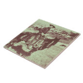 Montana-Cowboy, c.1880 (b/w Foto) Fliese (Seite)