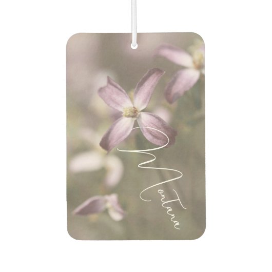 Montana Dark Lila Wildblume Air Freshener Autolufterfrischer (Vorderseite)