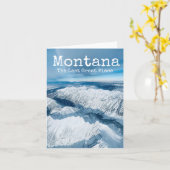 Montana Das letzte Winterschneegebirge der Großsta Karte (Gelbe Blume)
