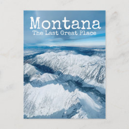 Montana Das letzte Winterschneegebirge der Großsta Postkarte