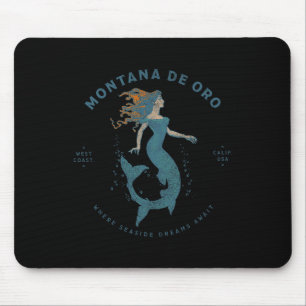Montana De Oro Staat Park Los Osos Retro Vintag m Mousepad