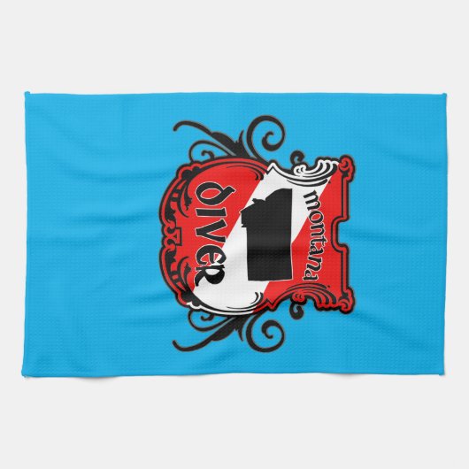 Montana Diver Geschirrtuch (Horizontal)