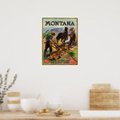 Montana Eisenbahn-Poster Poster (Küche)