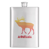 Montana Elk Flachmann (Vorderseite)