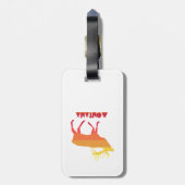 Montana Elk Gepäckanhänger (Rückseite vertikal)