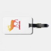 Montana Elk Gepäckanhänger (Rückseite horizontal)