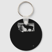 Montana Elk Hunter Schlüsselanhänger (Vorderseite)