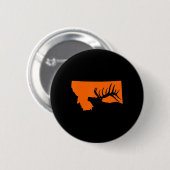 Montana Elk Junting Button (Vorne & Hinten)