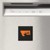 Montana Elk Junting Magnet (In Situ (Geschirrspüler))