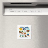 Montana Family Trip Keepsake Custom Magnet (In Situ (Geschirrspüler))