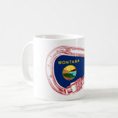 Montana Flag Klettersteig Carabiner Kaffeetasse (Vorderseite Links)