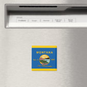 Montana Flag Magnet (In Situ (Geschirrspüler))