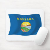 Montana Flag Mousepad (Mit Mouse)
