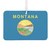 MONTANA-Flagge - Autolufterfrischer (Rückseite)