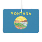 MONTANA-Flagge - Autolufterfrischer (Vorderseite)