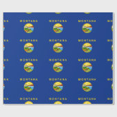 Montana-Flagge Geschenkpapier (Flach)