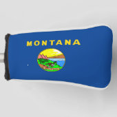 Montana-Flagge Golf Headcover (Vorderseite)