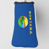 Montana-Flagge Golf Headcover (Rotieren 90)