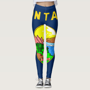 Montana-Flagge Leggings