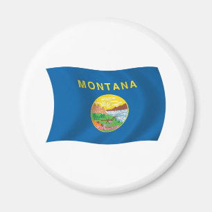 Montana-Flagge-Magnet Magnet