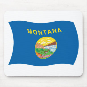 Montana-Flagge-Mauspad Mousepad