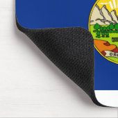 Montana-Flagge Mousepad (Ecke)