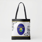 Montana-Flagge Tasche (Vorderseite)