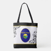 Montana-Flagge Tasche (Rückseite)