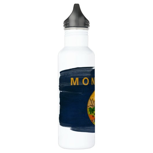 Montana-Flagge Trinkflasche (Links)