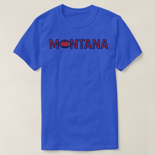 Montana Football TShirt (Design vorne)