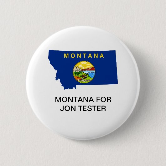 MONTANA FOR Jon Tester Senat BUTTON (Vorderseite)