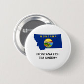 MONTANA FÜR Tim Sheehy Senat BUTTON (Vorne & Hinten)