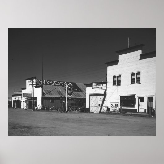 Montana Gasstationen, 1942 Poster (Vorne)