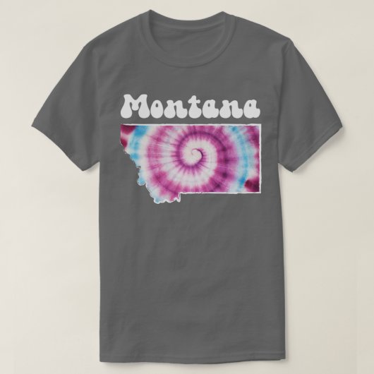 Montana Gefärbte Krawatte T-Shirt (Design vorne)