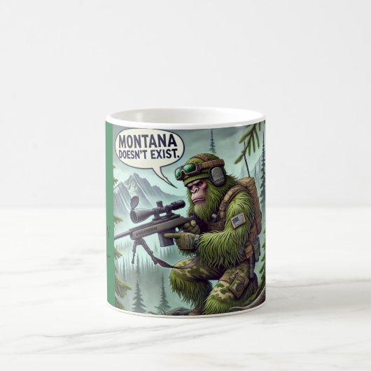 🔫: MONTANA GHOST SQUATCH 🔫 KAFFEETASSE (Mittel)