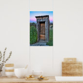 Montana Ghost Stadt Outhouse Poster (Küche)