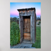 Montana Ghost Stadt Outhouse Poster (Vorne)