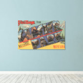 Montana - Glacier Nationalpark Leinwanddruck (Insitu (Holzboden))