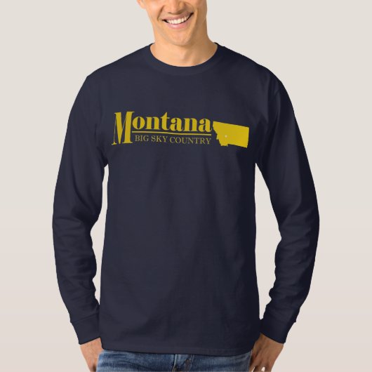 Montana Gold T-Shirt (Vorderseite)