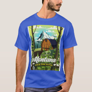 Montana Gold und Silber T-Shirt