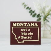 Montana Got eine große Ole (alte) Butte Postkarte (Stehend Vorderseite)
