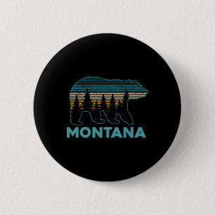 Montana Grizzlybär-Souvenir Button